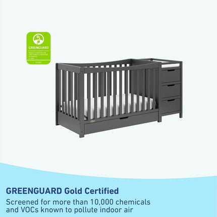Graco® Remi 4-in-1 Convertible Crib & Changer with Drawer