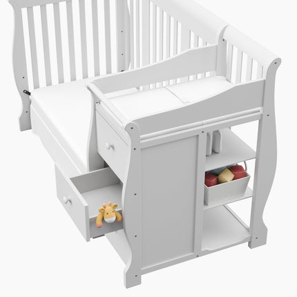 Storkcraft® Portofino 5-in-1 Convertible Crib & Changer
