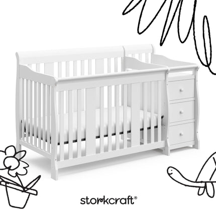 Storkcraft® Portofino 5-in-1 Convertible Crib & Changer