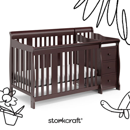 Storkcraft® Portofino 5-in-1 Convertible Crib & Changer