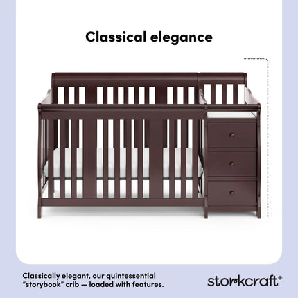 Storkcraft® Portofino 5-in-1 Convertible Crib & Changer