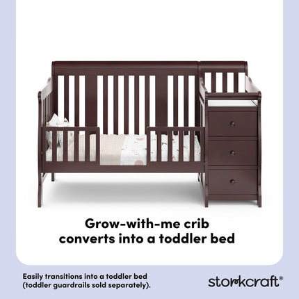 Storkcraft® Portofino 5-in-1 Convertible Crib & Changer