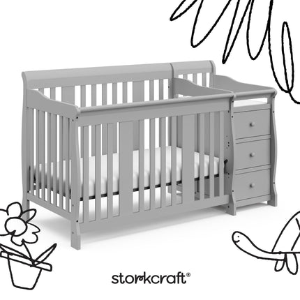 Storkcraft® Portofino 5-in-1 Convertible Crib & Changer