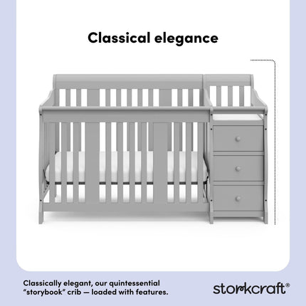 Storkcraft® Portofino 5-in-1 Convertible Crib & Changer