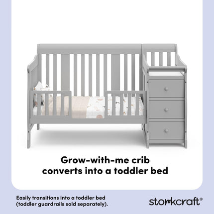 Storkcraft® Portofino 5-in-1 Convertible Crib & Changer