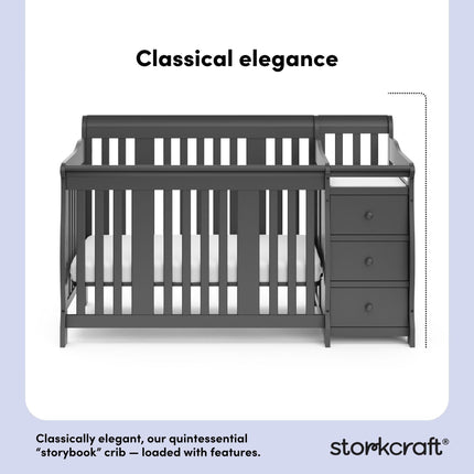 Storkcraft® Portofino 5-in-1 Convertible Crib & Changer
