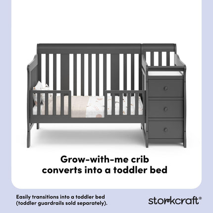 Storkcraft® Portofino 5-in-1 Convertible Crib & Changer