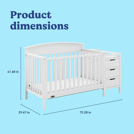 Graco® Benton 4-in-1 Convertible Crib and Changer