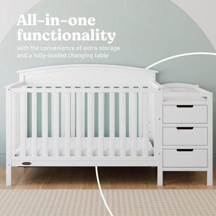 Graco® Benton 4-in-1 Convertible Crib and Changer