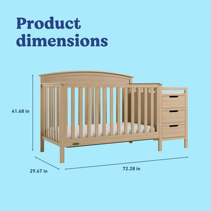 Graco® Benton 4-in-1 Convertible Crib and Changer