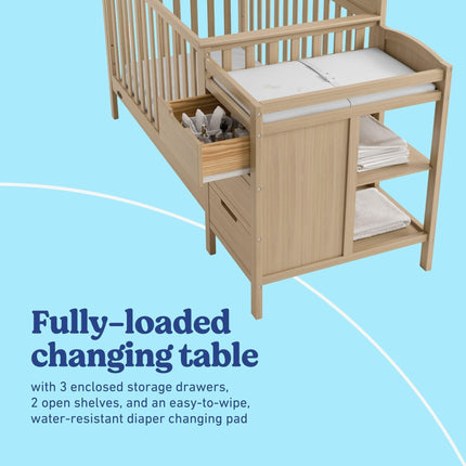 Graco® Benton 4-in-1 Convertible Crib and Changer