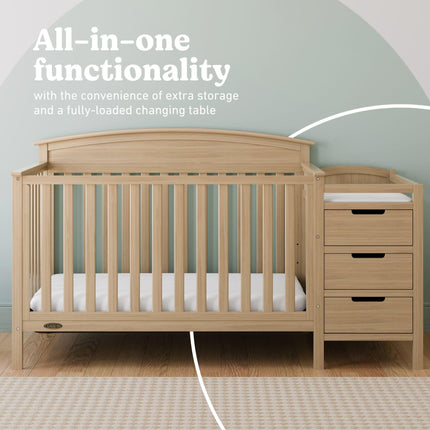 Graco® Benton 4-in-1 Convertible Crib and Changer