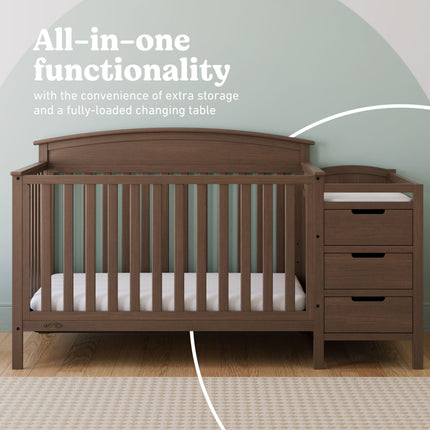 Graco® Benton 4-in-1 Convertible Crib and Changer
