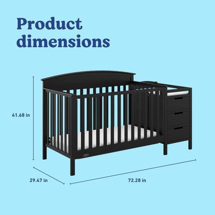 Graco® Benton 4-in-1 Convertible Crib and Changer