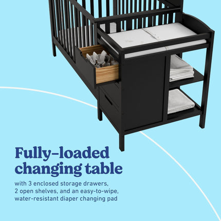 Graco® Benton 4-in-1 Convertible Crib and Changer