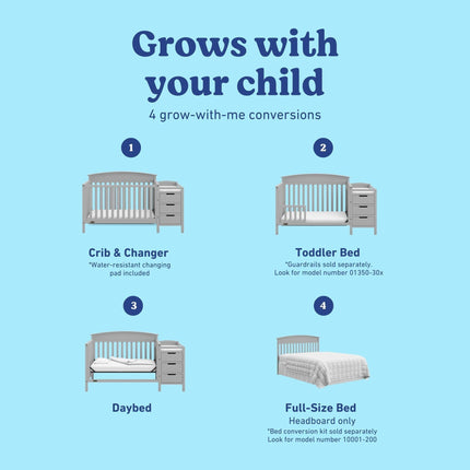 Graco® Benton 4-in-1 Convertible Crib and Changer