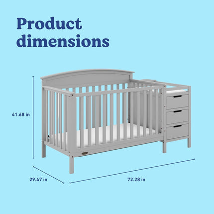 Graco® Benton 4-in-1 Convertible Crib and Changer