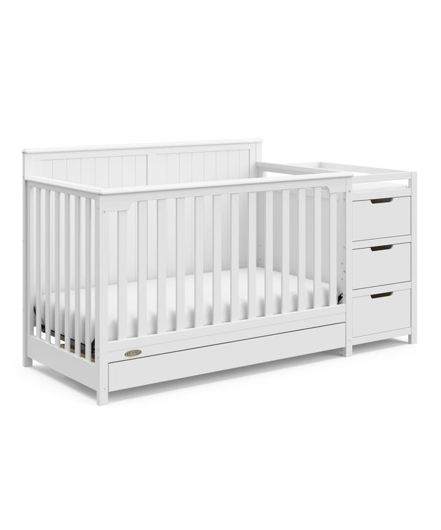 Graco® Hadley 5-in-1 Convertible Crib & Changer with Drawer