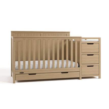 Graco® Hadley 5-in-1 Convertible Crib & Changer with Drawer