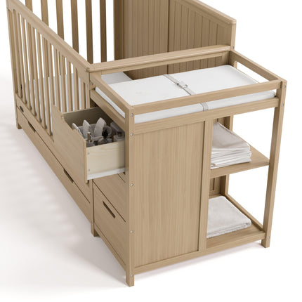 Graco® Hadley 5-in-1 Convertible Crib & Changer with Drawer
