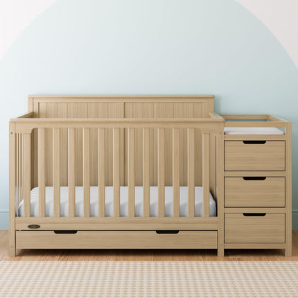 Graco® Hadley 5-in-1 Convertible Crib & Changer with Drawer