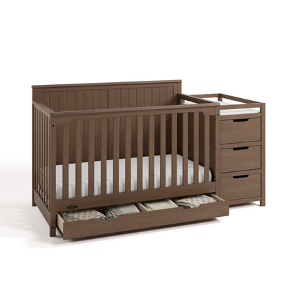 Graco® Hadley 5-in-1 Convertible Crib & Changer with Drawer