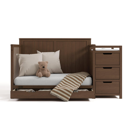 Graco® Hadley 5-in-1 Convertible Crib & Changer with Drawer
