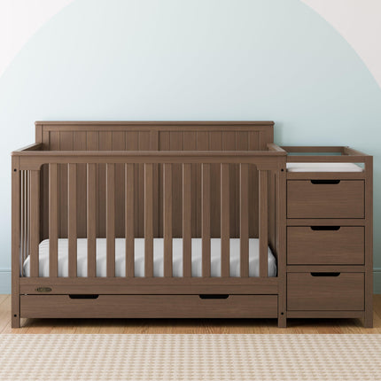 Graco® Hadley 5-in-1 Convertible Crib & Changer with Drawer