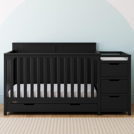 Graco® Hadley 5-in-1 Convertible Crib & Changer with Drawer