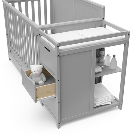 Graco® Hadley 5-in-1 Convertible Crib & Changer with Drawer