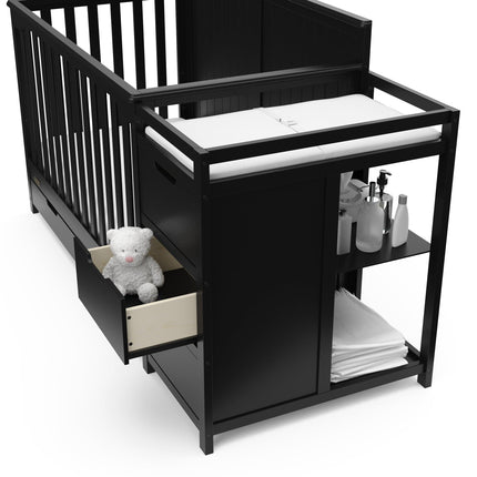 Graco® Hadley 5-in-1 Convertible Crib & Changer with Drawer
