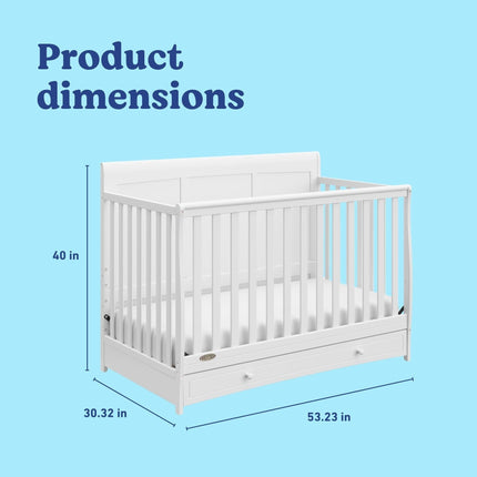 Graco® Asheville 4-in-1 Convertible Crib with Drawer