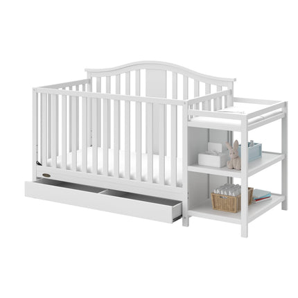 Graco® Solano® 4-in-1 Convertible Crib & Changer with Drawer