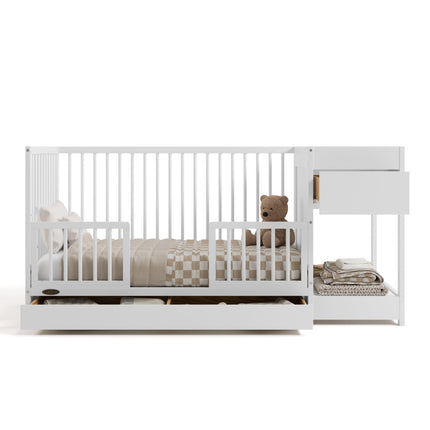 Graco® Teddi® 5-in-1 Convertible Crib and Changer with Drawer