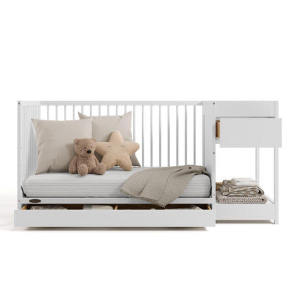 Graco® Teddi® 5-in-1 Convertible Crib and Changer with Drawer
