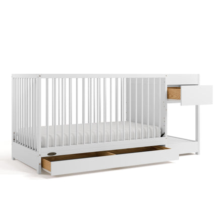 Graco® Teddi® 5-in-1 Convertible Crib and Changer with Drawer