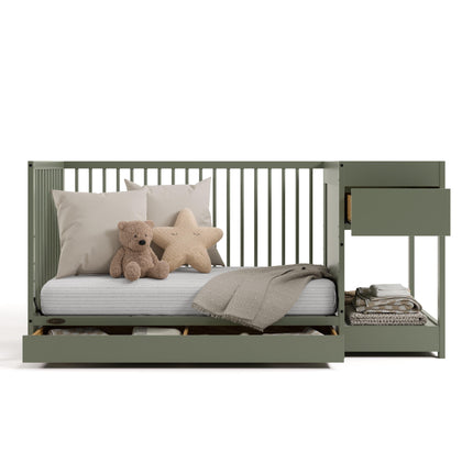 Graco® Teddi® 5-in-1 Convertible Crib and Changer with Drawer