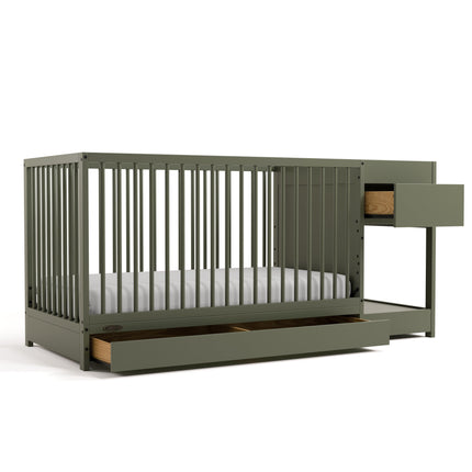Graco® Teddi® 5-in-1 Convertible Crib and Changer with Drawer