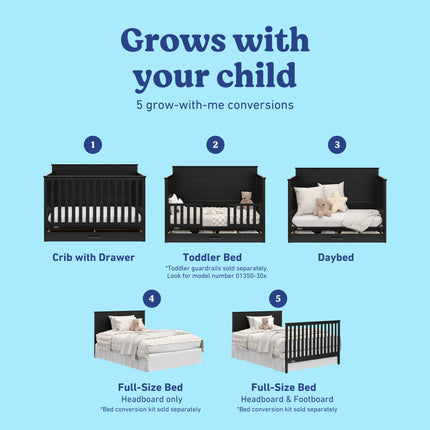 Graco® Tristan™ Convertible Crib With Drawer