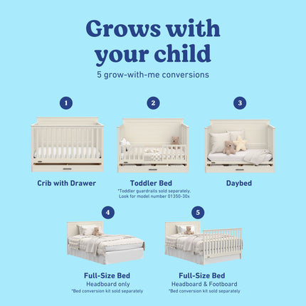 Graco® Tristan™ Convertible Crib With Drawer
