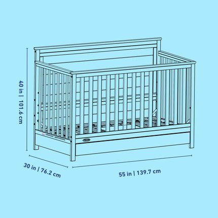 Graco® Tristan™ Convertible Crib With Drawer