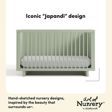 Storkcraft® Kyoto Deluxe Convertible Crib with Bonus Toddler Guardrail