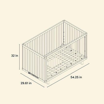Storkcraft® Kyoto Deluxe Convertible Crib with Bonus Toddler Guardrail