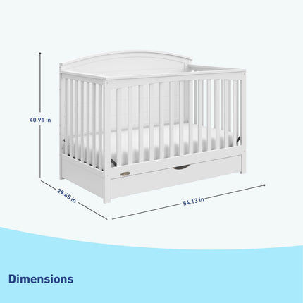 Graco® Bellwood® 5-in-1 Convertible Crib with Drawer