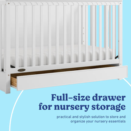 Graco® Sasha™ 5-in-1 Convertible Crib with Drawer