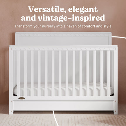 Graco® Sasha™ 5-in-1 Convertible Crib with Drawer