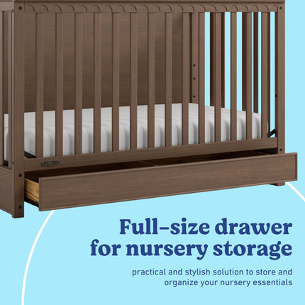 Graco® Sasha™ 5-in-1 Convertible Crib with Drawer