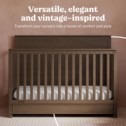 Graco® Sasha™ 5-in-1 Convertible Crib with Drawer