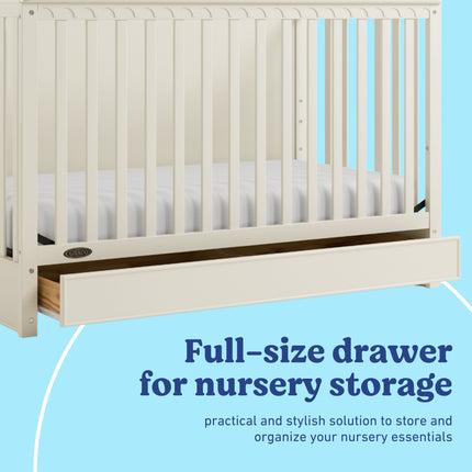 Graco® Sasha™ 5-in-1 Convertible Crib with Drawer