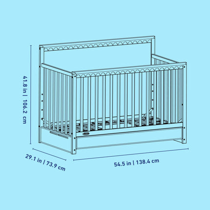 Graco® Sasha™ 5-in-1 Convertible Crib with Drawer
